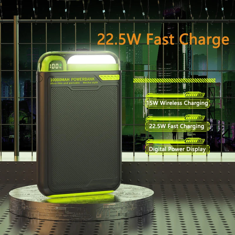 10000mAh Magnetic Power Bank 15W Fast Wireless Charging Portable Charger for iPhone 15 14 13 12 pro max Samsung Powerbank PD 20W