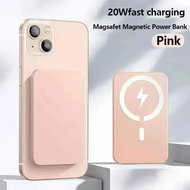 30000mAh Fast Charging Wireless Charger Macsafe Auxiliary Backup External Magnetic Battery Pack Power Bank for iPhone12 13 14 15