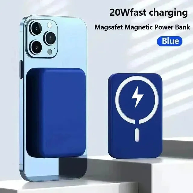 30000mAh Fast Charging Wireless Charger Macsafe Auxiliary Backup External Magnetic Battery Pack Power Bank for iPhone12 13 14 15