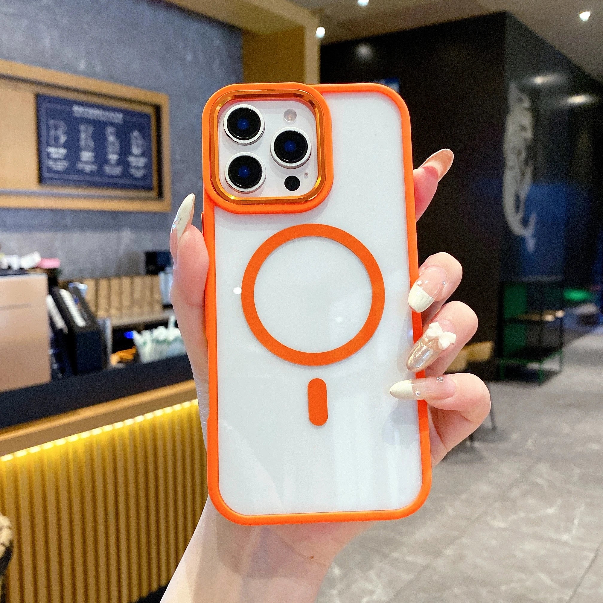 Black TPU PC Metal Phone Frame Case for iPhone 14 15 Pro Max 15 Multifunctional Strong Magnetic Electroplate Mobile Phone Cases Best Electrical Accessories