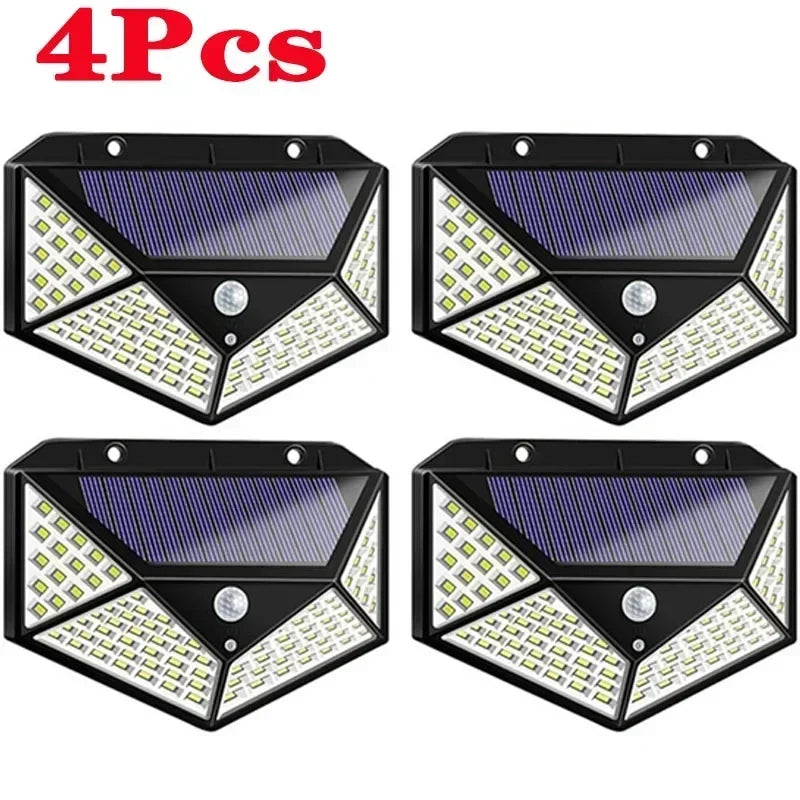 1/2/4Pcs Solar Wall Lights with Motion Sensor – Bright Outdoor LED Lighting for Garden