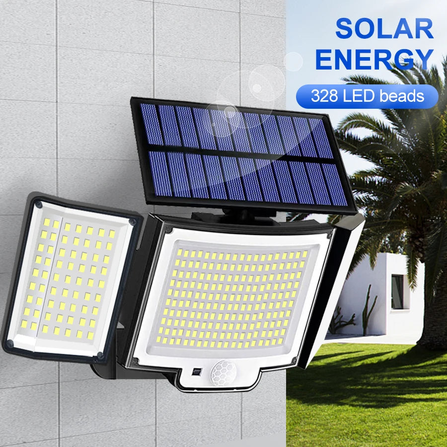 Solar Outdoor Light – Super Bright LED with Motion Sensor & Waterproof 3 Modes