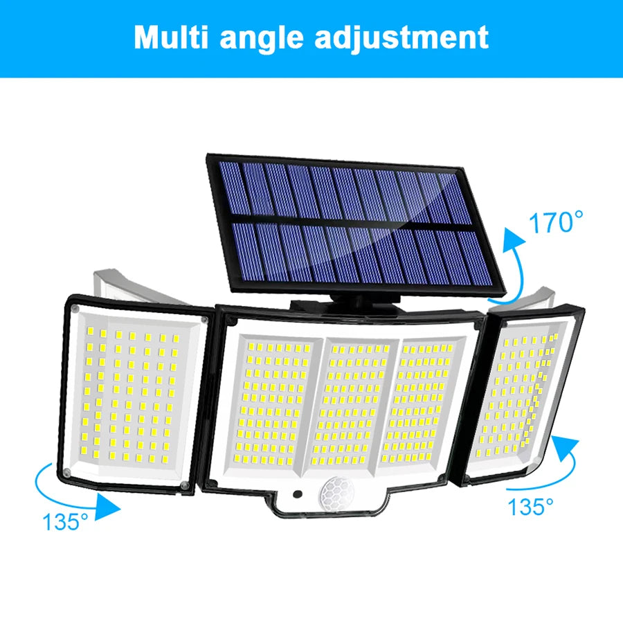 Solar Outdoor Light – Super Bright LED with Motion Sensor & Waterproof 3 Modes