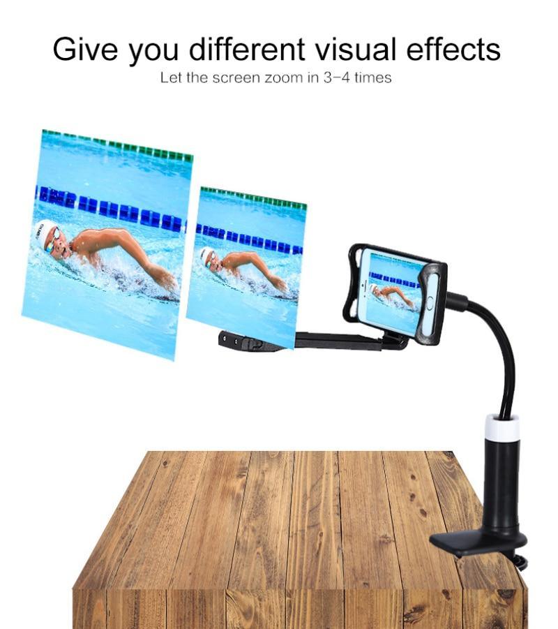 12" Mobile Phone HD Projection 3D Magnifier with Stand - Best Electrical Accessories