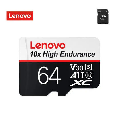 100% Original Lenovo Memory Card 2TB 128GB 64GB 32GB A1 Micro TF SD Card 1TB Class 10 UHS-1 TF Flash Card for Samrtphone/PC/Cam