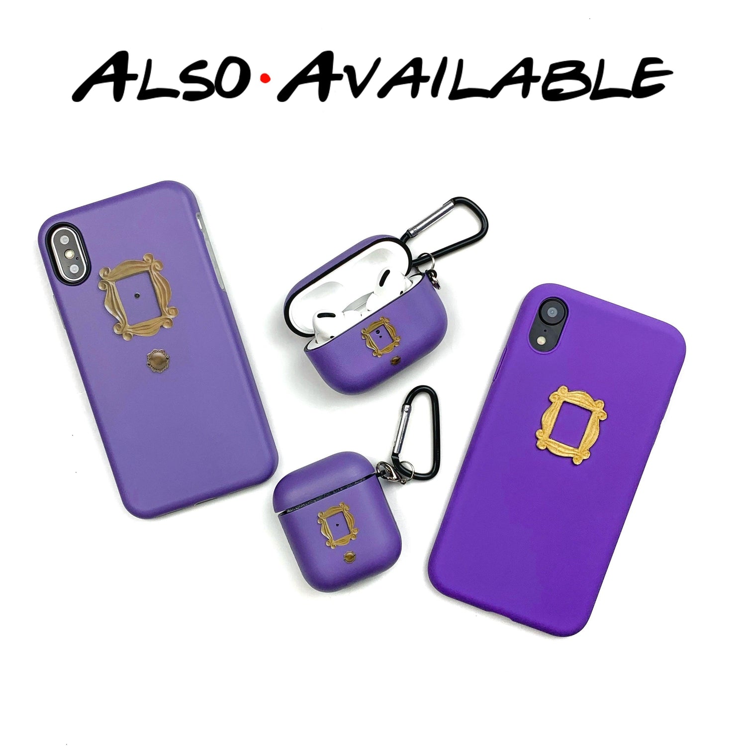 Friends Purple Door Gold Apple AirPods Pro / Pro 2 Case - Best Electrical Accessories