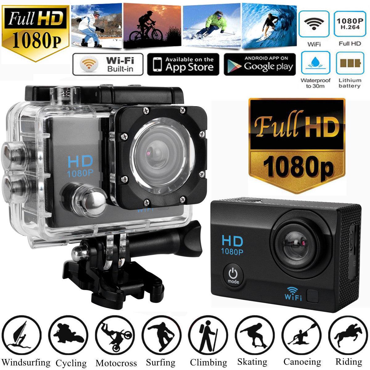 Full HD 1080P Waterproof Sports Action Camera - Best Electrical Accessories