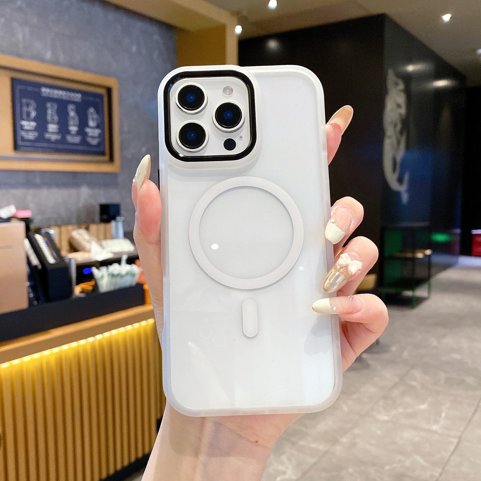 Black TPU PC Metal Phone Frame Case for iPhone 14 15 Pro Max 15 Multifunctional Strong Magnetic Electroplate Mobile Phone Cases Best Electrical Accessories