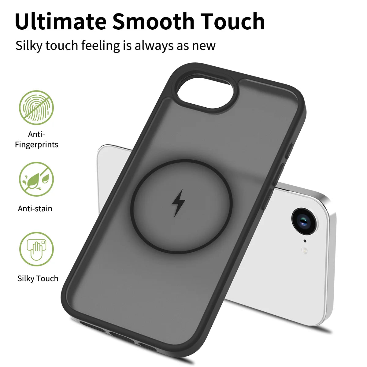 Matte Magnetic Phone Case Custom Skin Feel Shock Proof Cover Anti Fingerprint Frosted Magnetic Case For iPhone 16E Best Electrical Accessories