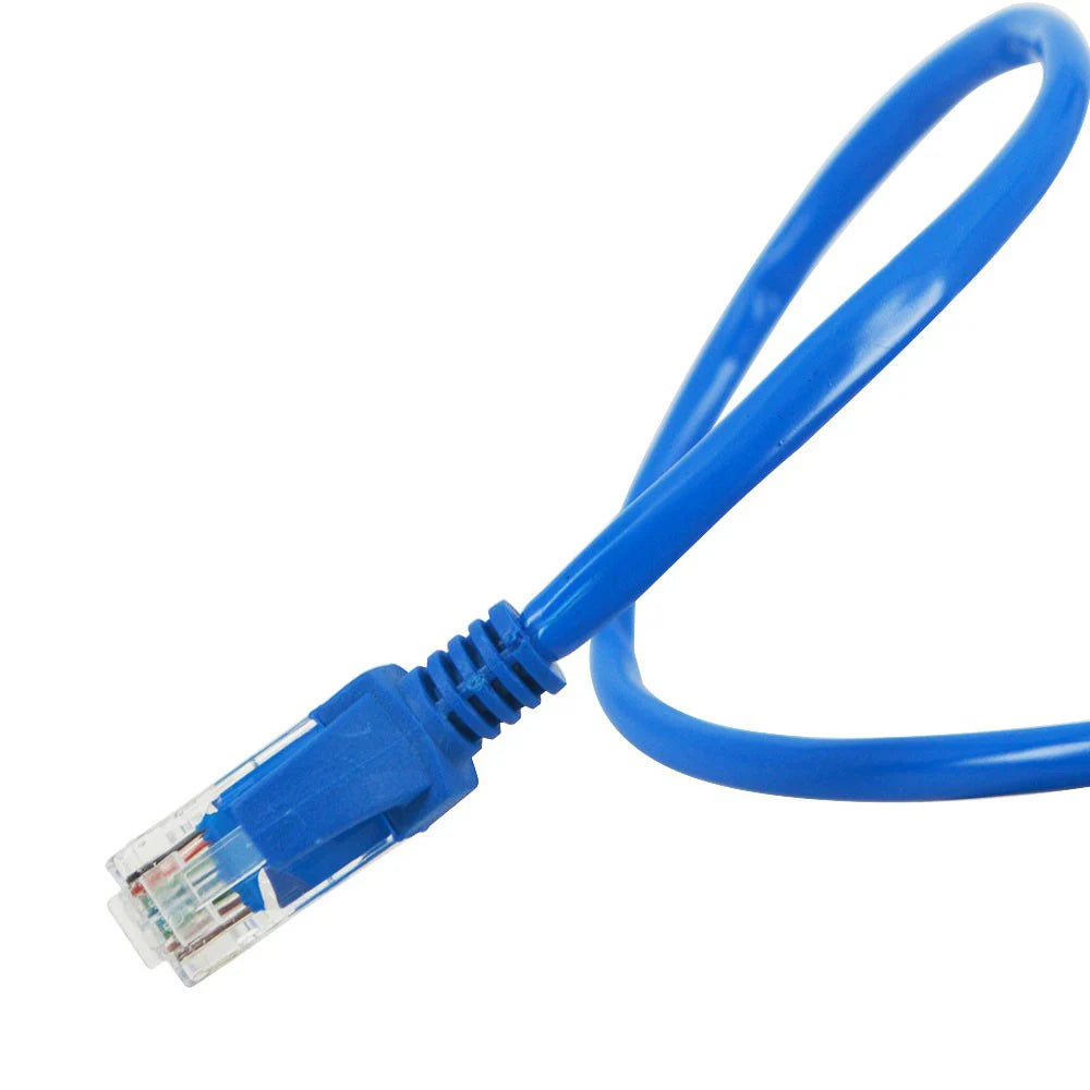 0.16cm to 2.4M Blue RJ45 Ethernet Cable Internet LAN Cat5 CAT5e Network Cable Ethernet Patch Cord for Computer PC Laptop Modem Router - Best Electrical Accessories