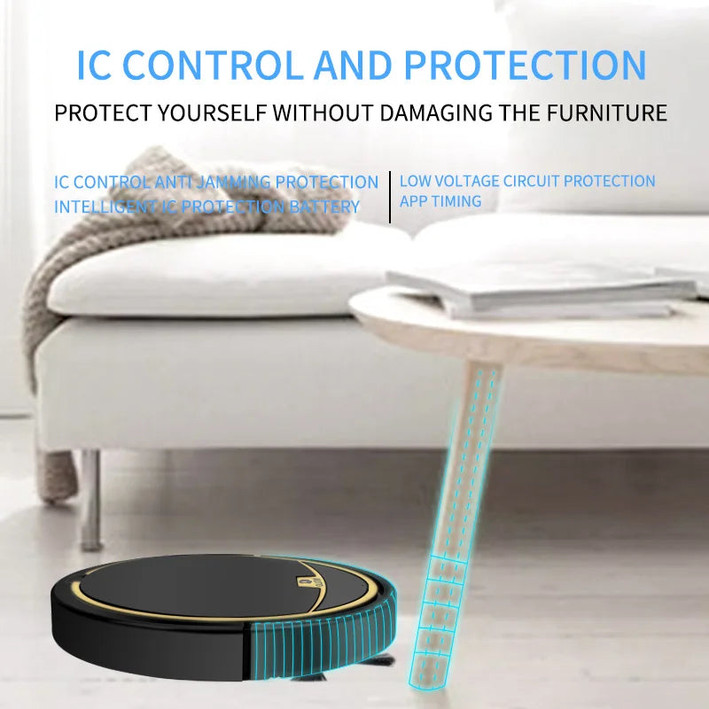 Robot Vacuum Cleaner 2800PA Smart APP Remote Control Wireless Cleaning Machine Auto Plan Floor Sweeping For Home Vacuum cleaner