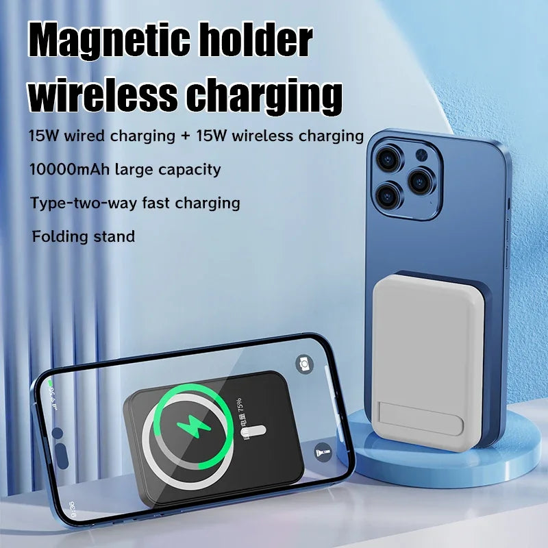 NEW Gradient Magsafe Power Bank Magnetic Wireless Portable Powerbank External Cell for Iphone 15 14 13 12Pro Max Spare Battery - Best Electrical Accessories