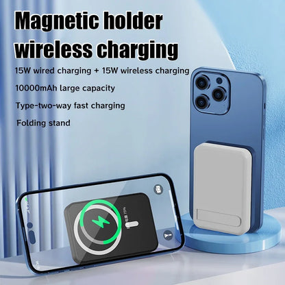 NEW Gradient Magsafe Power Bank Magnetic Wireless Portable Powerbank External Cell for Iphone 15 14 13 12Pro Max Spare Battery - Best Electrical Accessories