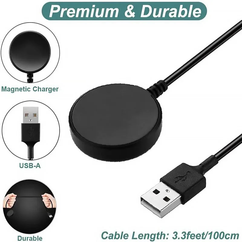 Magnetic Fast Charger Cable For Samsung Galaxy Watch 5 Pro 45mm Watch 4 Classic Active 1 2 40 41 mmWatch 3 Charging Dock Bracket - Best Electrical Accessories