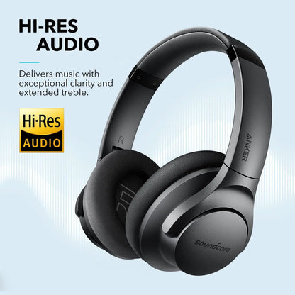 Anker Soundcore Life Q20 Hybrid Active Noise Cancelling Headphones, Wireless Over Ear Bluetooth Headphones - Best Electrical Accessories