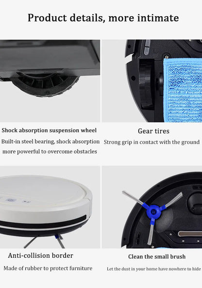 Robot Vacuum Cleaner 2500PA Smart Remote Control Wireless AutoRecharge Floor Sweeping Cleaning appliance Vacuum Cleaner For Home