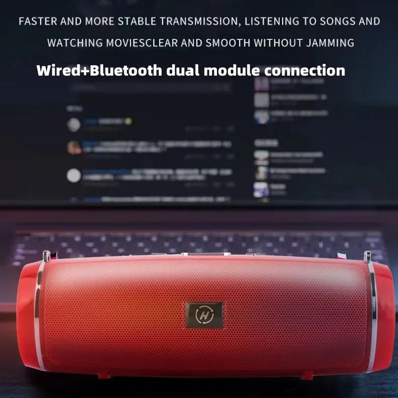 Outdoor Wireless Audio 3D Surround Bluetooth Speaker Caixa De Som Bluetooth 200W High Power Portable Bass TWS/FM/Voice Prom - Best Electrical Accessories