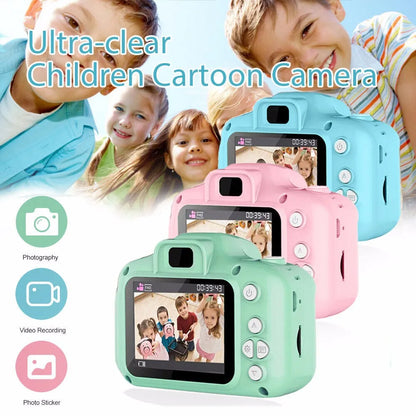 Mini Cartoon Kids Photo Camera 2 Inch Screen Children Digital Camera Video Recorder Camcorder Toys For Child Birthday Gift - Best Electrical Accessories