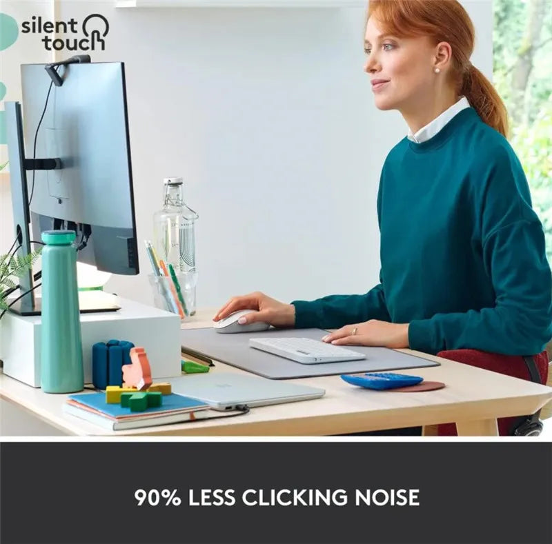 Logitech M650 / M650L Wireless Bluetooth Mouse Silent Office Laptop Mice For PC/Mac/Multi-Device Right Hand Mouse