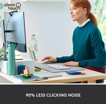 Logitech M650 / M650L Wireless Bluetooth Mouse Silent Office Laptop Mice For PC/Mac/Multi-Device Right Hand Mouse