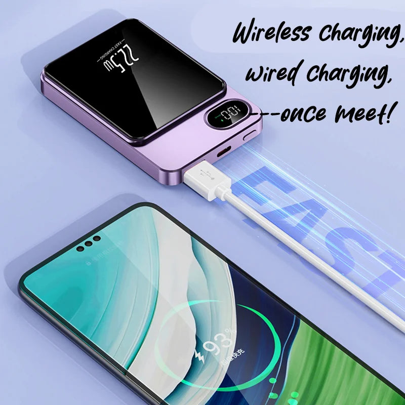 Xiaomi Mijia 30000mAh Magnetic Qi Wireless Charger Power Bank 22.5W Mini Powerbank For iPhone Samsung Huawei Fast Charging - Best Electrical Accessories