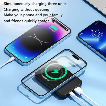 50000mAh Power Bank for Macsafe Magnetic Super Fast Charging Qi Wireless Charger Powerbank for IPhone 15 14 13 Samsung Xiaomi - Best Electrical Accessories