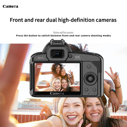 New product D5 4K dual camera High definition 64 million pixels Wifi DSLR camera Beauty Digital Camera Night vision camera - Best Electrical Accessories