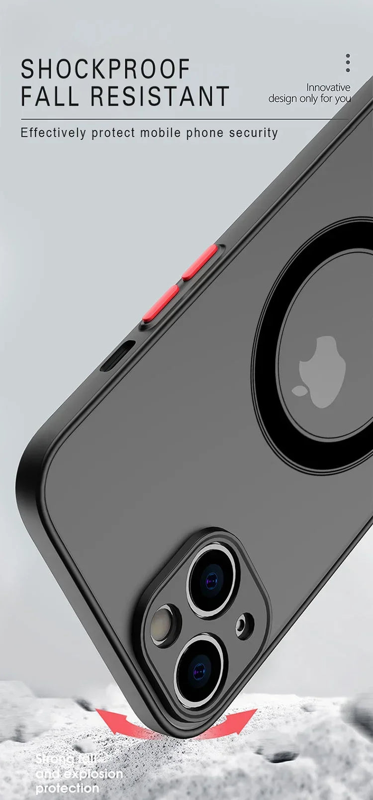 Luxury Matte Armor Magnetic For Magsafe Wireless Charge Phone Case For iPhone 17 Pro Max 16 15 14 Plus 11 12 13 Mini  Cover Best Electrical Accessories