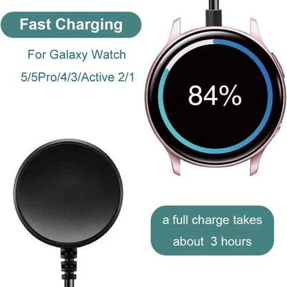 Magnetic Fast Charger Cable For Samsung Galaxy Watch 5 Pro 45mm Watch 4 Classic Active 1 2 40 41 mmWatch 3 Charging Dock Bracket - Best Electrical Accessories