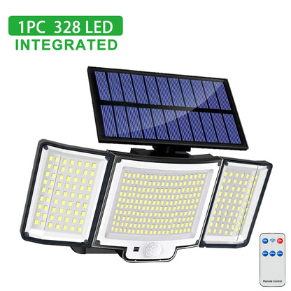 Solar Outdoor Light – Super Bright LED with Motion Sensor &amp; Waterproof 3 Modes