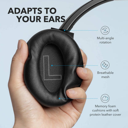 Anker Soundcore Life Q20 Hybrid Active Noise Cancelling Headphones, Wireless Over Ear Bluetooth Headphones - Best Electrical Accessories