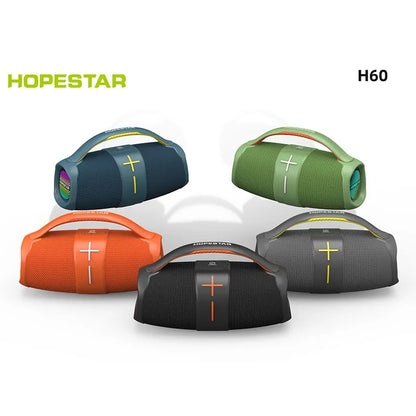 Original HOPESTAR H60 40W High power Boombox Speakers Portable bluetooth super Subwoofer mp3 player powerful column Audio center - Best Electrical Accessories