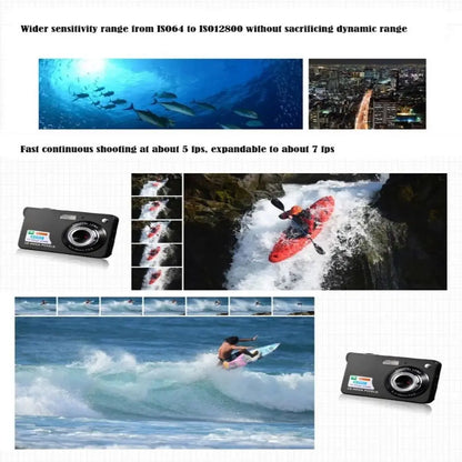 18 Mega Pixels LCD Rechargeable HD Digital Camera CCD Video Camera Outdoor Anti-Shake Support Sd Card Camcorder Photography - Best Electrical Accessories