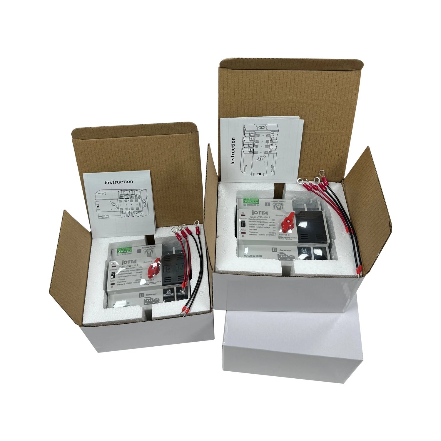 JOTTA 2P 100A 220V Mini ATS Automatic Transfer Switch Electrical Selector Switches Dual Power Switch