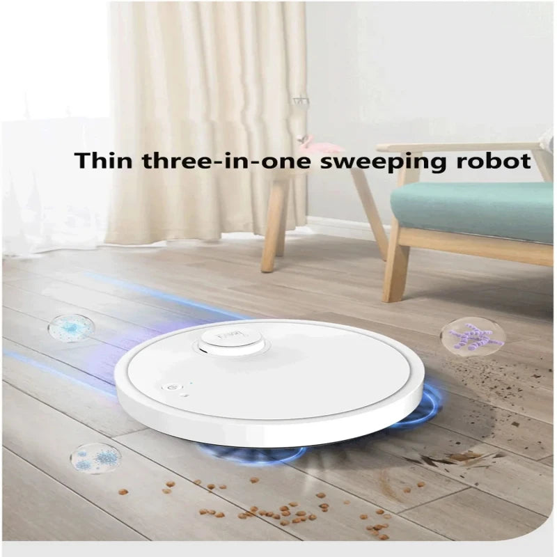 Automatic Robot Vacuum Cleaner 3-in-1 Smart Wireless Sweeping Wet And Dry Ultra-thin Cleaning Machine Mopping Smart Home