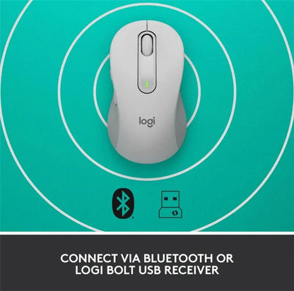Logitech M650 / M650L Wireless Bluetooth Mouse Silent Office Laptop Mice For PC/Mac/Multi-Device Right Hand Mouse