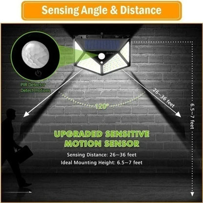 1/2/4Pcs Solar Wall Lights with Motion Sensor – Bright Outdoor LED Lighting for Garden