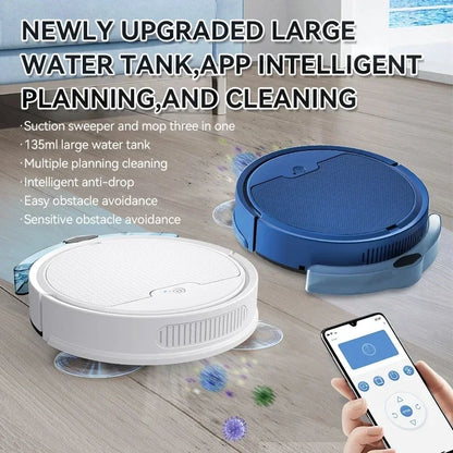 2024  3 In 1 Sweeping and Vacuuming Wireless Vacuum Cleaner Smart Sweeping Robot Home Sweeper Sweeping Robots For Home