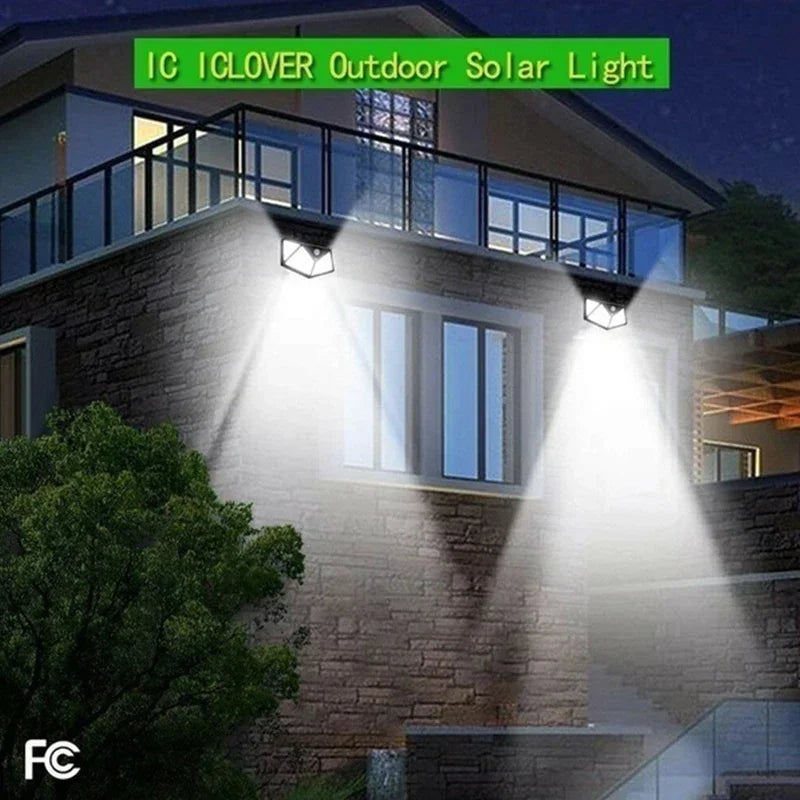 1/2/4Pcs Solar Wall Lights with Motion Sensor – Bright Outdoor LED Lighting for Garden