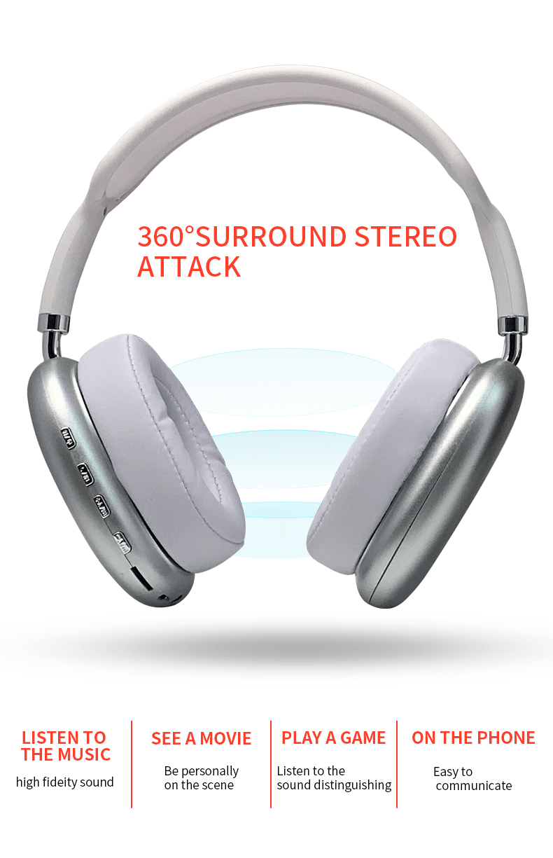 2021 New Wireless Headset HIFI Stereo Bluetooth Headphones - Best Electrical Accessories