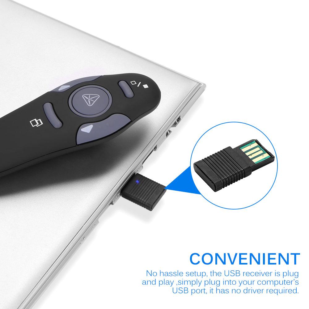 Wireless Presenter with Red Laser Pointers Pen USB - Best Electrical Accessories