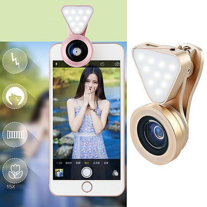 Glow Face 3 In 1 Photo Lens And Fill Lighting Clip - Best Electrical Accessories