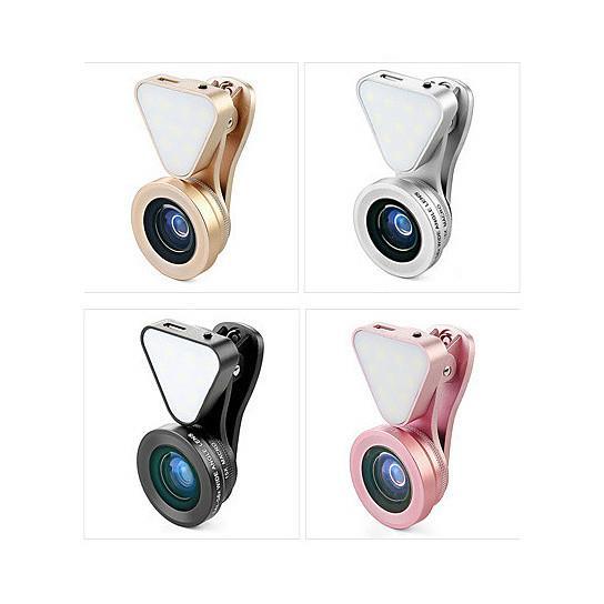 Glow Face 3 In 1 Photo Lens And Fill Lighting Clip - Best Electrical Accessories