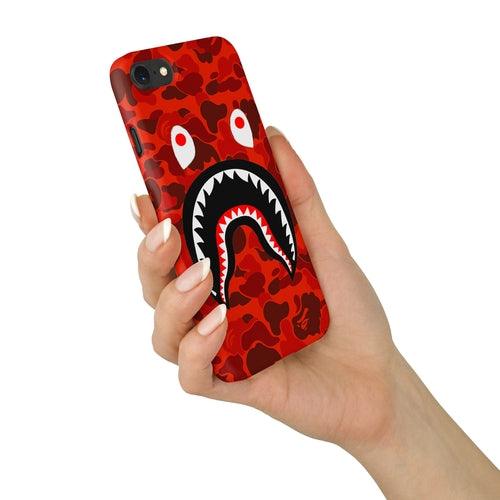 Red Camo Shark Mouth iPhone Case - Best Electrical Accessories