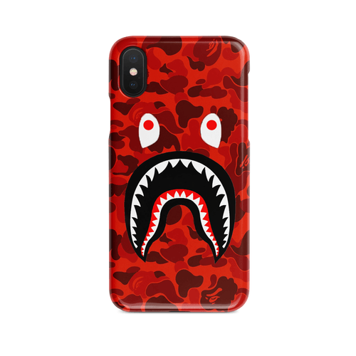 Red Camo Shark Mouth iPhone Case - Best Electrical Accessories