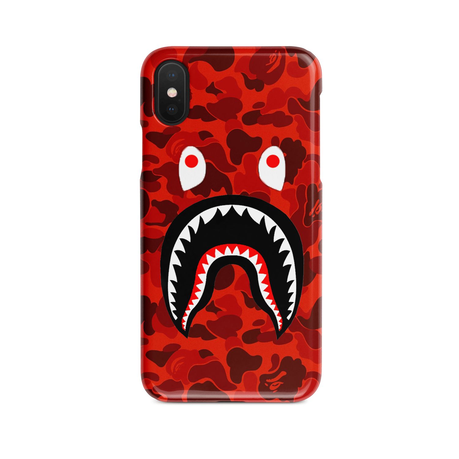 Red Camo Shark Mouth iPhone Case - Best Electrical Accessories