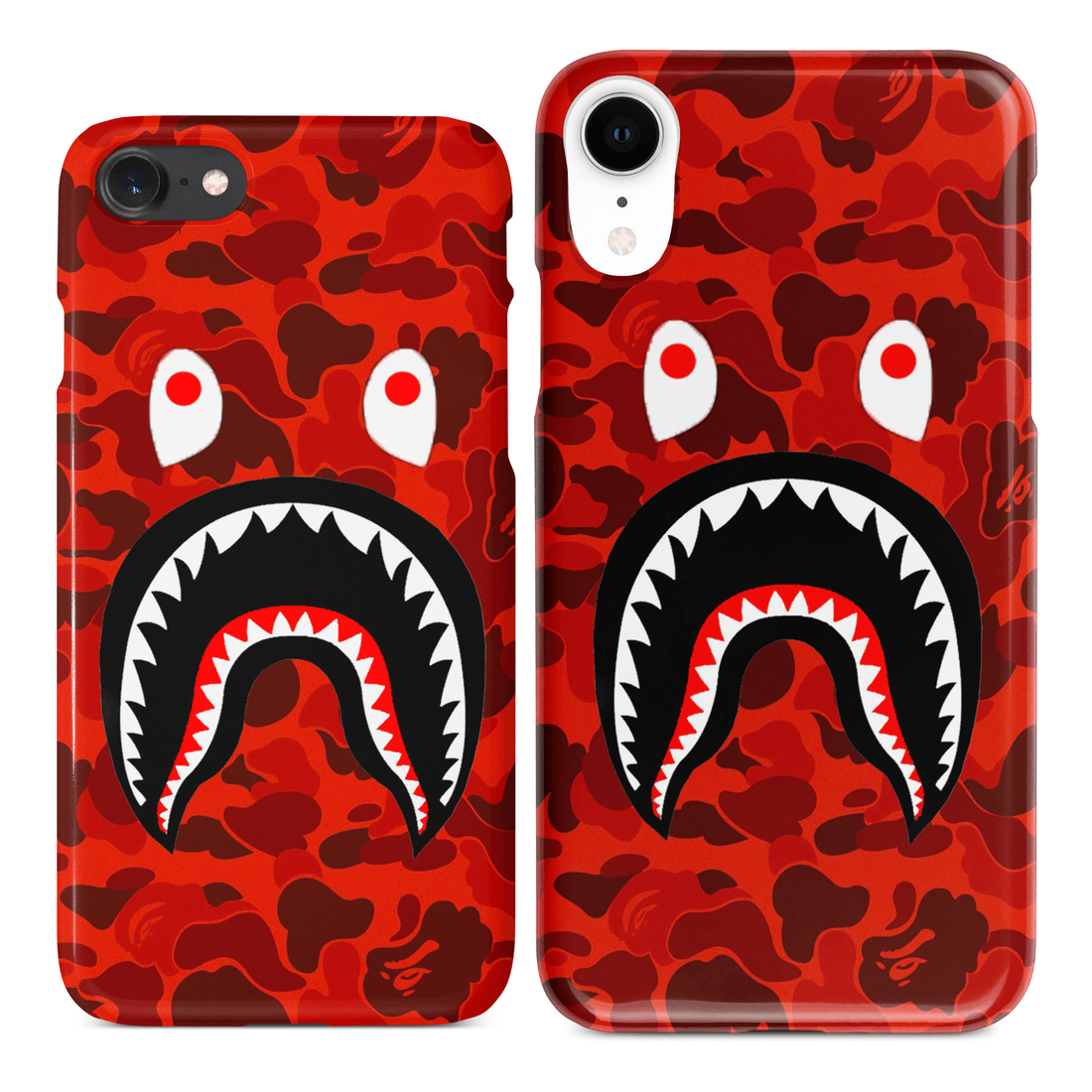 Red Camo Shark Mouth iPhone Case - Best Electrical Accessories