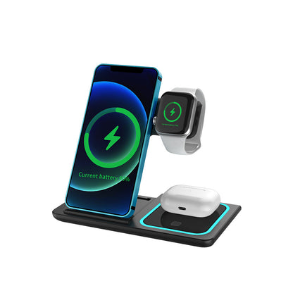 Foldable Wireless Charger 3 in 1, for iPhone, Watch and AirPods - Best Electrical Accessories